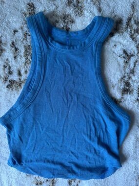Lululemon Blue Ribbed Tank Top - Women